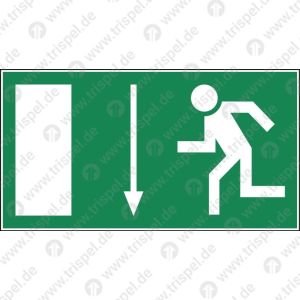 Rettungsweg durch Ausgang (E03)(Rettungszeichen Notausgang)