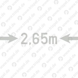 Radsatzabstand 2,65 m