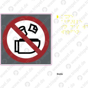 Keine Abfälle ins WC