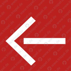 Richtungspfeil oben oder links