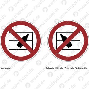 Nichts hinauswerfenhinter Glas