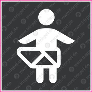 Wickelmöglichkeit bzw. Wickelraum (Anbringung im WC Bereich)
