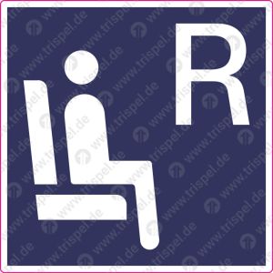 SitzplatzreservierungAnbringung nur im Außenbereich (Infofelder)