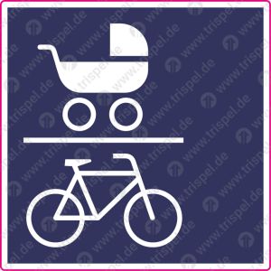 Mehrzweckraum Kinderwagen/FahrradAnbringung nur im Außenbereich (Infofelder)