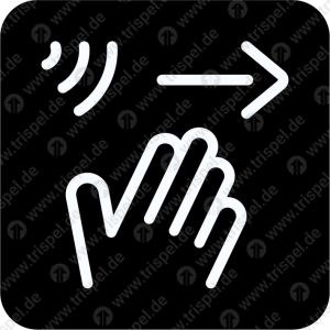 Sensor für Tür öffnen• Pfeil nach rechts