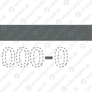 Fahrzeugnummern als Ergänzung zum Grundschild # 8941-120 / ICE I401 ...