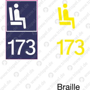 Gangplatz Platznummer 173für Stadler KISS