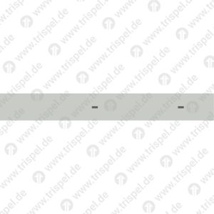 Wagennummernschild neutral mit Bindestrichen, Platz für 12 Ziffern