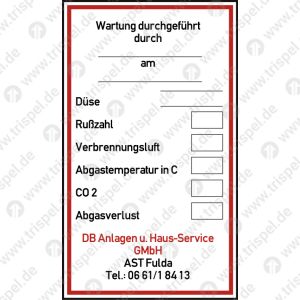 Wartung durchgeführt durch...(Werk Fulda)
