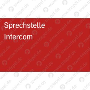 Sprechstelle (ehemals Notruf) - 2-sprachig, D, E