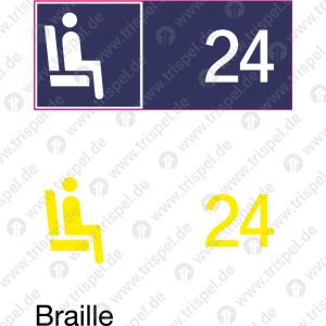 Sitzplatzreservierung Gangplatz Nr. 24für Stadler KISS