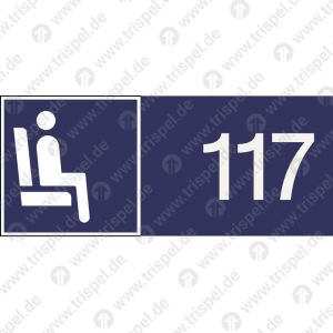 Sitzplatzreservierung Gangplatz Nr. 117