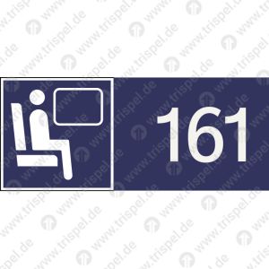 Sitzplatzreservierung Fensterplatz Nr. 161
