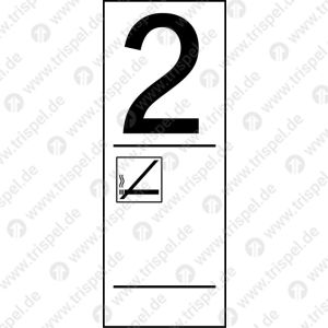 Infofeld 2. Klasse Nichtraucher ohne Platzeindrucke, Informationskartusche