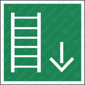 Notleiter + Pfeil- lang nachleuchtend -Projekt: VBB