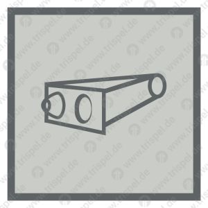 Notkupplung, Zeichen für Übergangskupplung