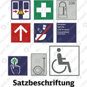 Beschriftungssatz Triebkopf ET 401 ThyristorRedesign Außenanschrift