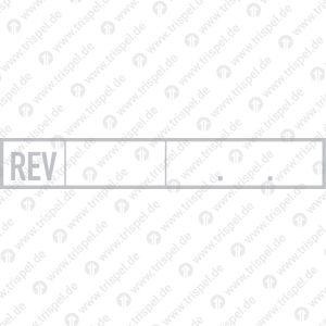 REV-Raster mit Eindruck REV . .(Datumspunkten)