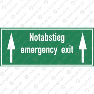 Notabstieg / emergency exit