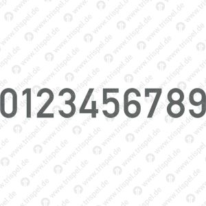 Ziffernsatz von 0 bis 9, 100 mm