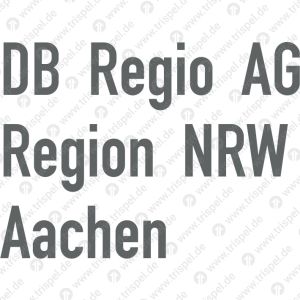 HeimatanschriftDB Regio AGRegion NRWAachen