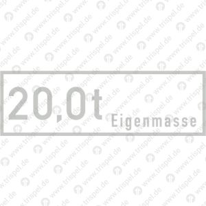 Eigenmasse 20,0 t