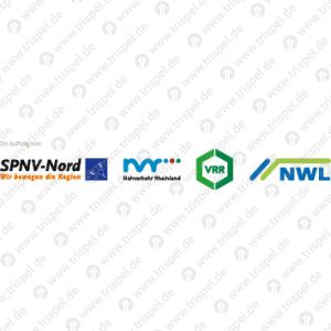 Logo-LeisteSPNV-Nord • Nahverkehr Rheinland • VRR • NWL