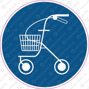 Rollator bzw. fahrbare Gehhilfe