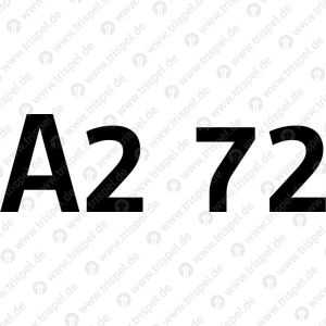 Sitzkistenbeschriftung A2 72