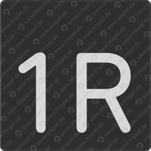 Türkennzeichnung 1R