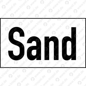 Absperrhahn für Sand