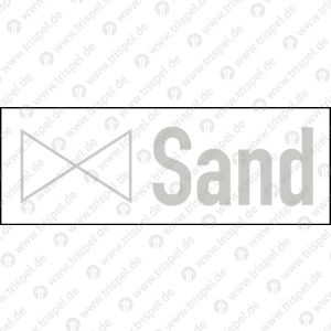 Absperrhahn für Sand