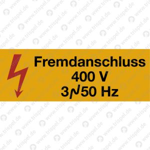 Fremdanschluss 400 V