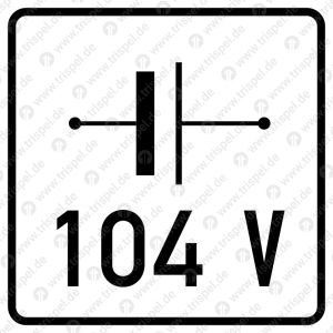 Batterie 104 V -Piktogramm-