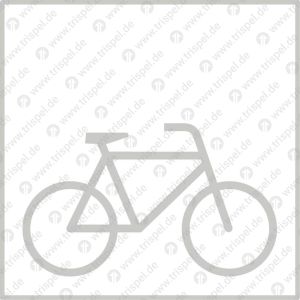 Fahrrad, Piktogramm für Informationskartuschefür Tutoprom-Beschichtung