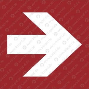 Richtungspfeil - Symbol nach DIN ISO 3864-3:2012-11 • Typ D- langnachleuchtend -