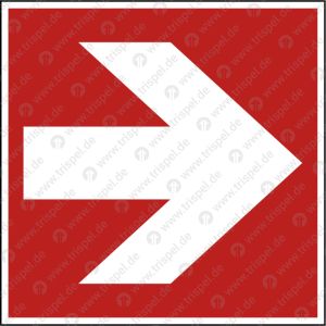 Richtungspfeil - Symbol nach DIN ISO 3864-3:2012-11 • Typ D