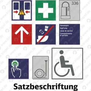 Beschriftungssatz für einen Gelenkbus der „BVR“ = Busverkehr Rheinland GmbH, Weselbestehend aus: